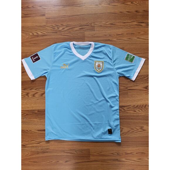 Uruguay World Cup Qatar 2022 Football Shirt Puma Large - Picture 1 of 10